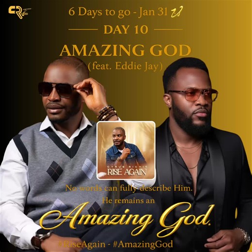 No words can explain Him… He remains an Amazing God. 🙌✨ 🎵 Day 10 — Amazing God ⏳ 6 days to go 🔥 #RiseAgain #AmazingGod #nigeriatiktok🇳🇬 #sierraleonetiktok🇸🇱🇸🇱✅💯happy #dubai🇦🇪
