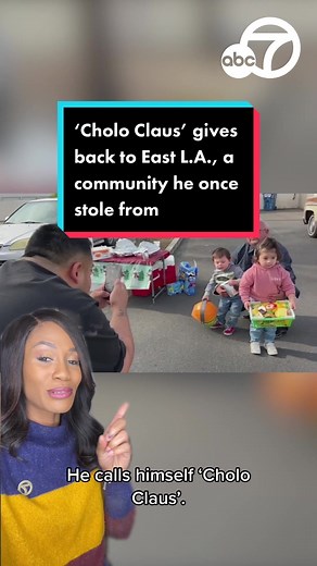 'Cholo Claus' Gives Back to East Los Angeles Community