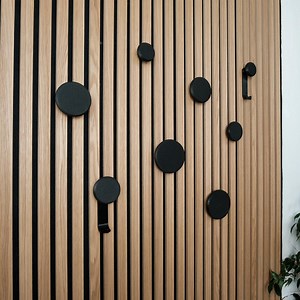Acoustic Panel Hooks Black Rack, Decorative Panel 3D Printed, Acoustic Slat Wall Hooks, Modern Wall Panels Hooks, Akupanel Accessories - Etsy