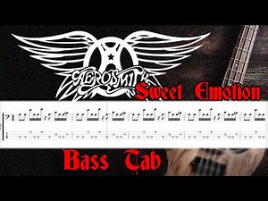 Aerosmith - Sweet Emotion - Bass Track with Tab and Score