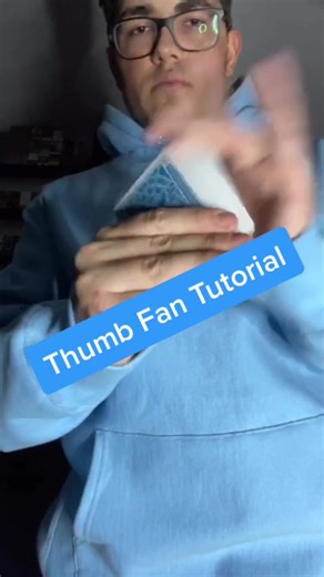Cardistry Tutorials: Thumb Fan #magic #playingcards #cardistry #cards #xyzbca