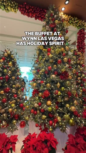Las Vegas on Instagram: "The Buffet at @wynnlasvegas is officially in the holiday spirit! 🎄🍽️ #VegasFoodie #VegasLuxe #LasVegas #VegasRestaurants"
