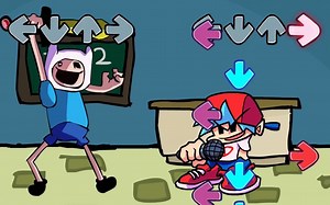 Friday Night Funkin' - V.S. Glitched Finn [No-Hero] - Learning With Pibby [FNF M