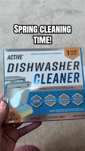 Your dishwasher needs a shower too 🚿✨ Stop the smells, cloudy glasses, and hidden buildup with dishwasher cleaner pods. Add this to your monthly reset routine! #tiktokshopcreatorpicks #dishwashercleaning #cleaningtips #homehacks #tiktokshopfinds