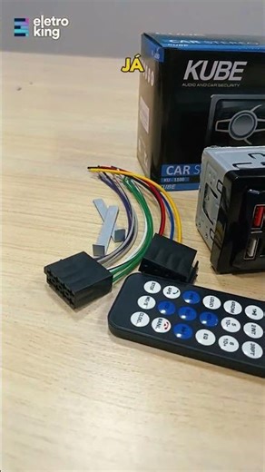 🔊 Kit Rádio Kube KU-1100 Bluetooth + 4 Alto Falantes JBL Flex4 5TRFX55 5" 110 Watts por par