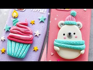 Clay Art on Mobile Cover | Making a custom Phone Case with Air Dry Clay | Clay Craft Ideas