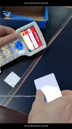 This NFC NTAG213 Label Sticker is a compact, adhesive-backed smart tag designed for all NFC-enabled smartphones. It’s perfect for users who want simple automation, quick data triggers or secure identification. Its stable 13.56MHz performance works well in Bangladesh’s environment, ensuring reliable daily use. #nfctags #ElectronicsBD #RFID #diy | Electronics-BD