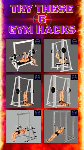 🔥 Try These 6️⃣ Gym Hacks 🏋🏽‍♀️