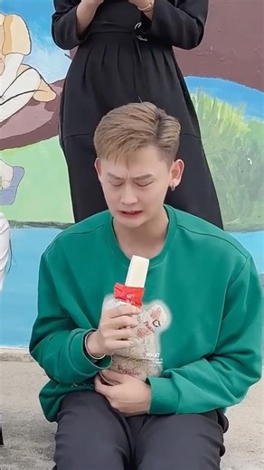 アイスおごるフリでドッキリ！弟凍える始末