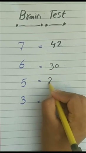 Brain test || solve this || #maths #viral #mathstricks #math #iqtest #iq #braintest #braingames