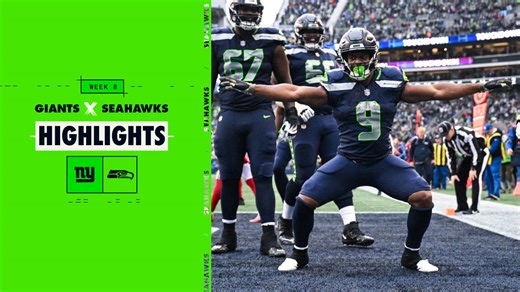 Seahawks vs. Giants Game Highlights Week 8