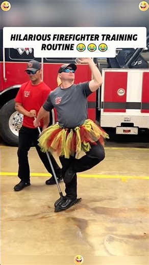 Funny Firefighter Training Routine🤣#funny #funnyprank #funnyvideo #dailyvlog #hilarious