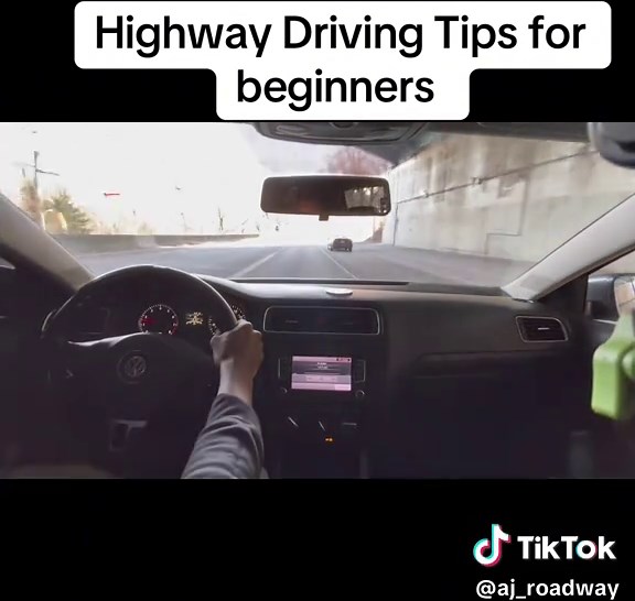 Highway Driving Tips for beginners #cars #driving #drivingtips #ajroadway #fyp #highway #nyc #volkswagen #road