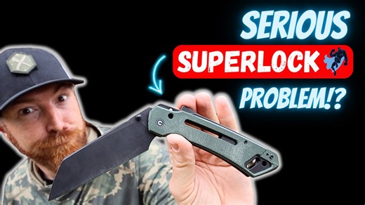 Watch me push the SuperLock knife to its limits!