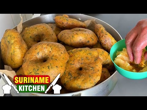 Bara With Potato Chutney (Surinamese Bara Dish) | Bara With Potato Chutney | Suriname Kitchen