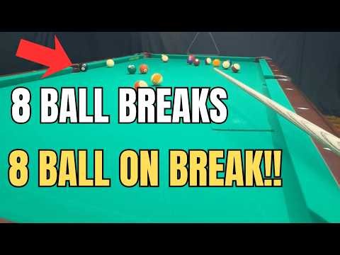 How to Make the 8 on the Break: 2 Positions, Spin & Speed