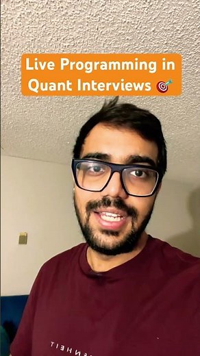 Live Programming in Quant Interviews?
