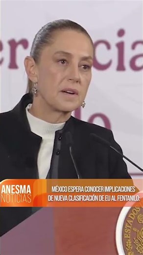 Sheinbaum asks the US to clarify the implications of classifying fentanyl as a “weapon of mass de...