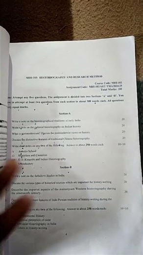 Proper way of writing ignou assignments .