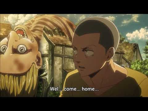 Connie's Mom says Welcome Home in her Titan form | Attack on Titan Shingeki no Kyojin Chronicle