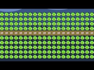 Bad Piggies - MASSIVE TNT EXPLODE THE 1000 PIGGIES GAMEPLAY!