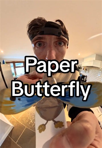 How to Make a Paper Pop-Up Butterfly