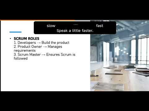 Scrum Framework Presentation (Agile Project Management)