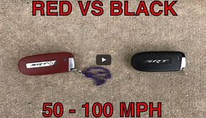Dodge Challenger Hellcat: Red Key vs Black Key in 50-100mph Blasts