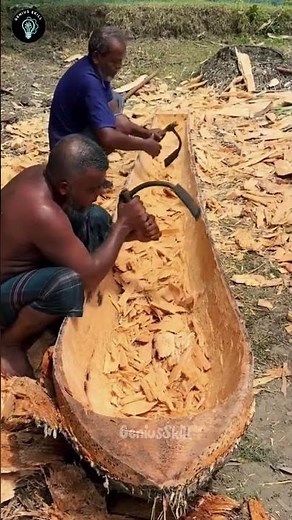 Building a Wooden Boat from Scratch | Amazing Boat Build Process Satisfying Craft ‪@GeniusSkilll‬