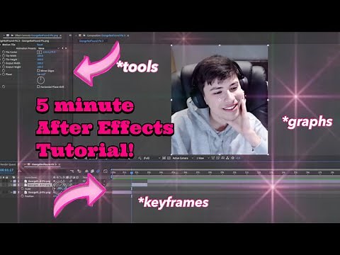 learn after effects in 5 MINUTES! *transitions/rendering/graphs/ etc*