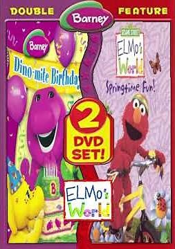 Barney & Elmo’s World: Double Feature 2-DVD Pack (Dino Mite Birthday/Springtime Fun)