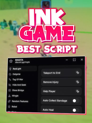 MELHOR Ink Game Script para Celular com Auto Win