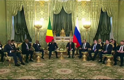 🇷🇺🇨🇬 Putin meets Congo's President Sassou Nguesso in Moscow. Another African leader choosing Russia over the West. The pattern is impossible to ignore.Mali. Burkina Faso. Niger. Central African Republic. Now Congo. One by one, African nations are recalibrating. Not out of hatred for the West. Out of exhaustion with lectures, conditions, and empty promises.Russia offers something different. No sermons about human rights while bombing other countries. No structural adjustment programs that gut