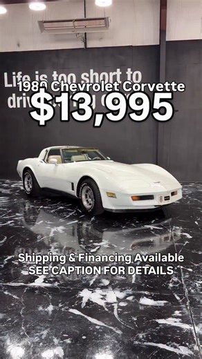1980 Chevrolet Corvette Odometer reading- 78,732 Miles Interior condition- Good condition Exterior condition- Great Condition Engine- 350 Glass TTops A/C Blow Cold Customers Sounds Financing available- $226 Monthly W/10% Down WAC Worldwide shipping Pictures and videos on rollingmuseums.com Price- $13,995 Services Provided Classic Car Sales, Buying, Consignment, and Repair Rolling Museums Huntville AL 35806 256-621-7922- (Shop Cell) FaceTime Available 256-801-4409- (Landline) Mon-Fri 9am-5pm CST 