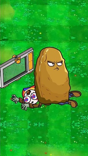 Tall-nut vs Shielded Digital Circus Zombie – “Defense Only, Still Lost 💀” - PvZ Animation