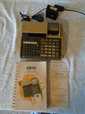 Hewlett Packard HP 97 Calculator - See Video & Read - AS IS | eBay