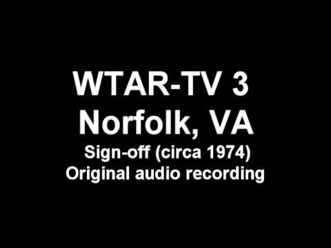 WTAR-TV 3 Sign-off (ca. 1974)