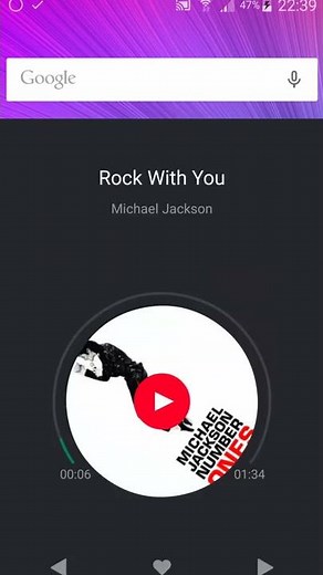 Music player view demo