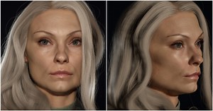 Actress MyAnna Buring Recreated in 3D with ZBrush & Unreal Engine