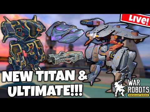 OMG! New ULTIMATE HAWK & New FLAMETHROWER Weapons | War Robots 12.0 Test Server