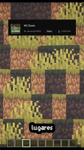 WII ZOOM | Minecraft Mod Java | #minecraft #minecraftshorts #viral