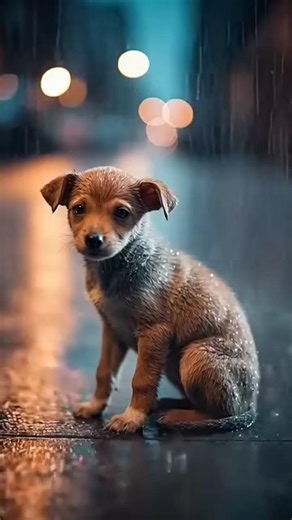 dog found after tragic 🌧️ 🥺🥺 ❤️