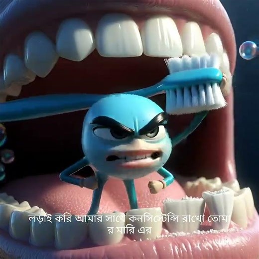Talking Toothbrush 🪥 | দাঁতের যত্নের মজার বার্তা | #shorts #viral #trending