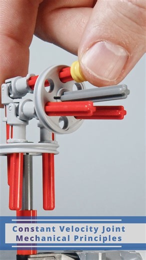 Constant Velocity Joint - Mechanical Principles with LEGO #satisfying #stem #engineering #lego #legotechnic | Dr. Engine