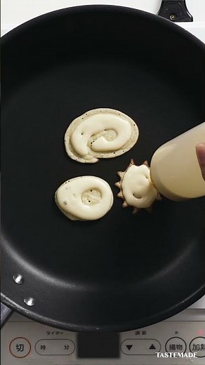 深夜にすすりたくなるパンケーキ #shorts #パンケーキアート