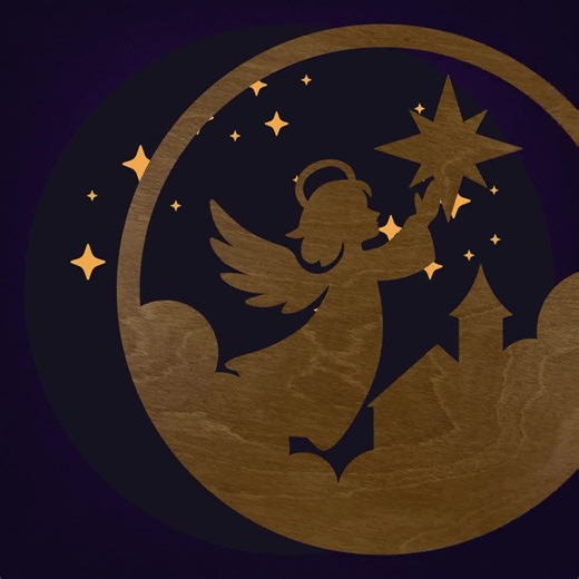 Christmas Angel Shadow Box SVG – Nativity Scene Laser Cut File (digital Download) - Etsy Canada