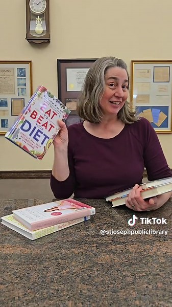 Happy New Year from the St. Joseph Public Library! Find the perfect book for your New Year's Resolution at your local library! #library #librarytiktok #librarian #librariansoftiktok #newyear #2025 #newyearsresolution #stjosephmo #stjosephpubliclibrary #funnyvideo #libraryhumor #Rocky #training #montage