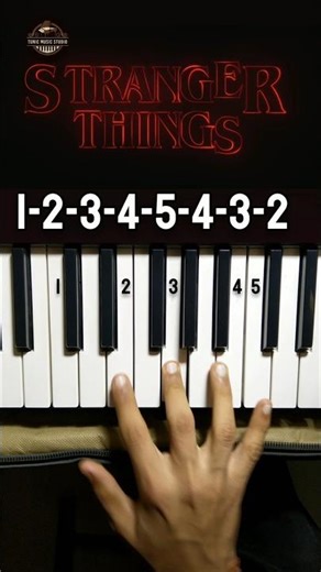 Stranger Things Theme Song Piano Tutorial #pianotutorial #shorts #strangerthings