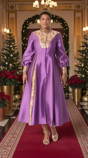 Holiday Elegance | Gold Brocade Clergy Robe by Tally Taylor