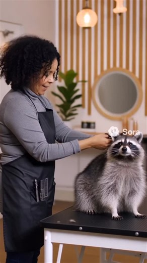 “THE MASKED BANDIT GETS S HAIRCUT” | Crown of Glory Hair Salon & Spa